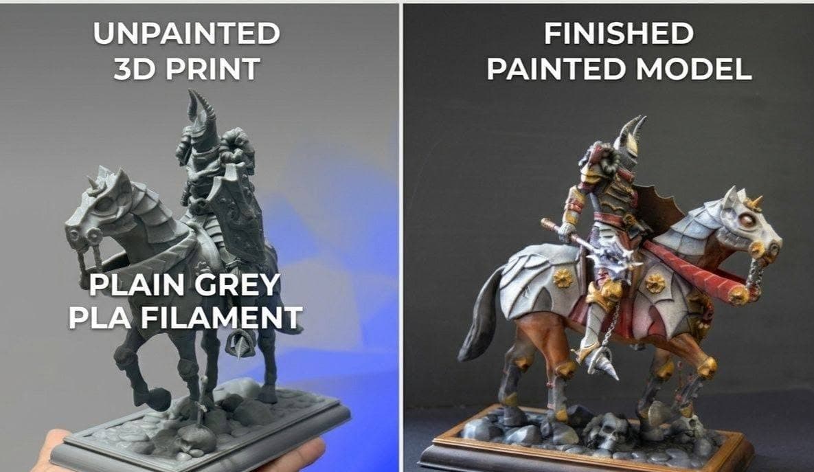 Miniature project photo shared by the AirbrushBD page with Creation Lab 3D.