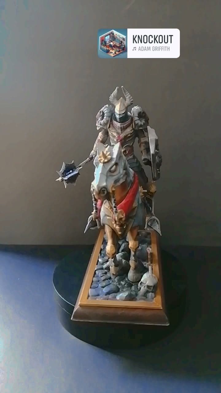 Poster frame from the AirbrushBD reel about miniature model painting.